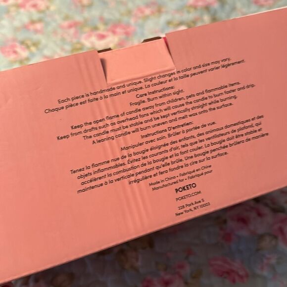 POKETO Glass Candlestick Holder Set of 2 New In Box - Picture 6 of 7